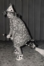 Jane as Merry the Witch, Channel 8, Poland Spring, ME 